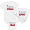 Santa Squad - Family Matching Christmas Tops - Adult, Kids & Baby - (Sold Separately)