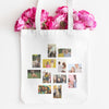 Personalised 12 Photos Collage Upload - Canvas Tote Bag