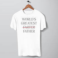 Worlds Greatest Farter - Mens T-Shirt - Dads T-Shirt