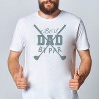 Best Dad By Par - Mens T-Shirt - Dads T-Shirt