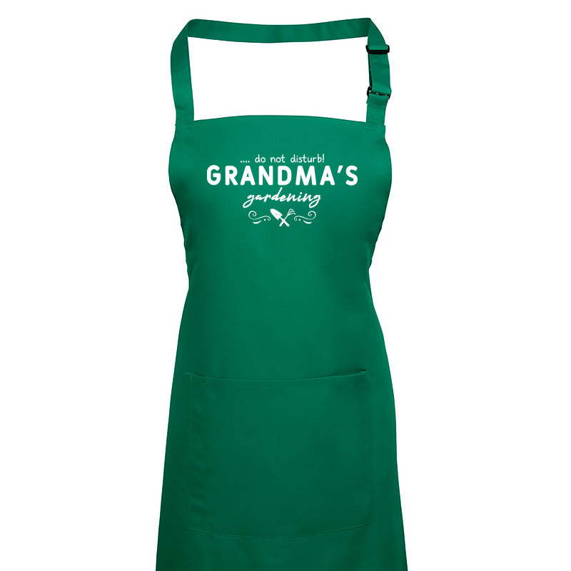 Do Not Disturb! Grandma's Gardening - Printed Apron