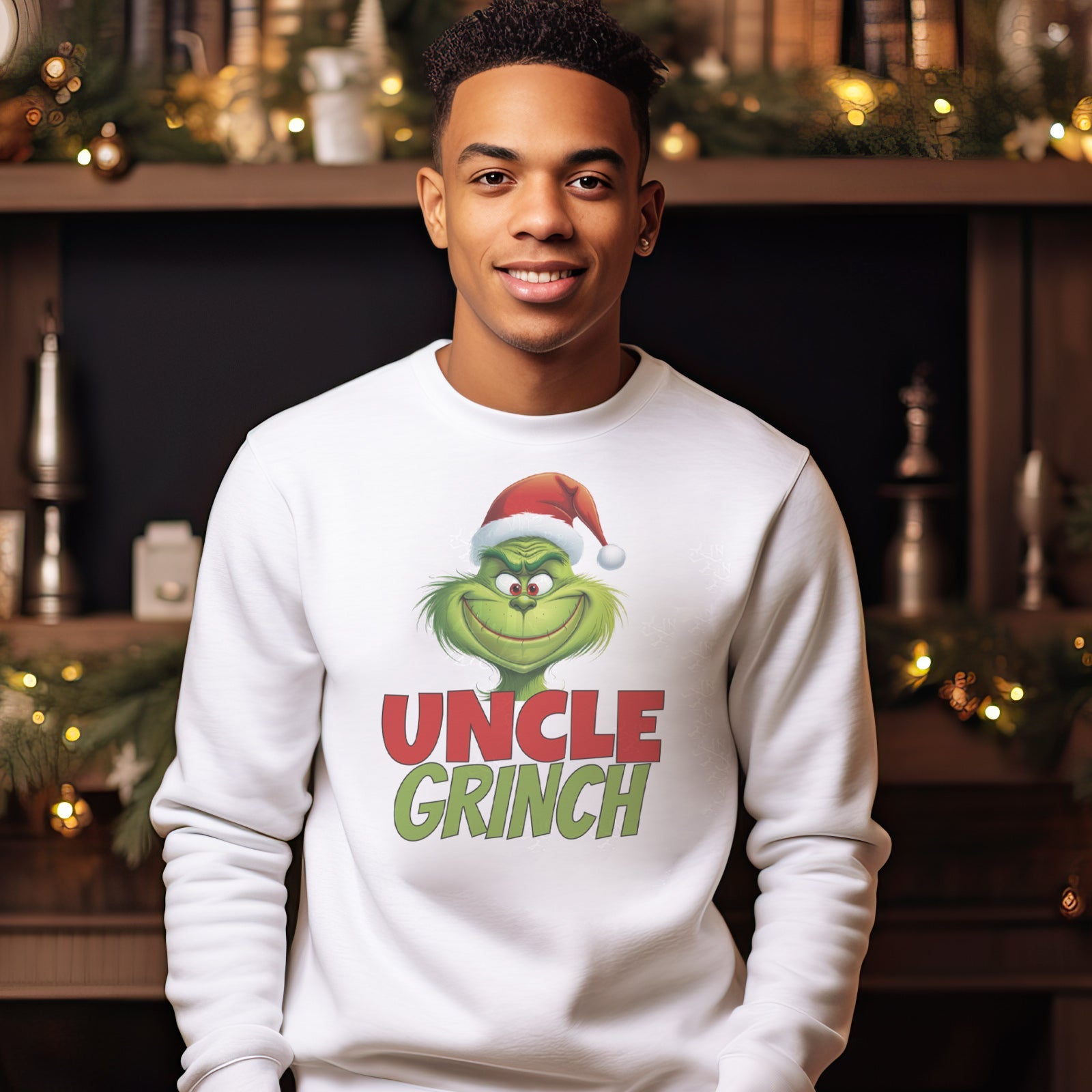 PERSONALISED Grinch Christmas Jumper Sweatshirt All Sizes The Gift Project