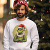 Christmas Grinch Hands Crossed Christmas Sweater - Christmas Jumper Sweatshirt - All Sizes