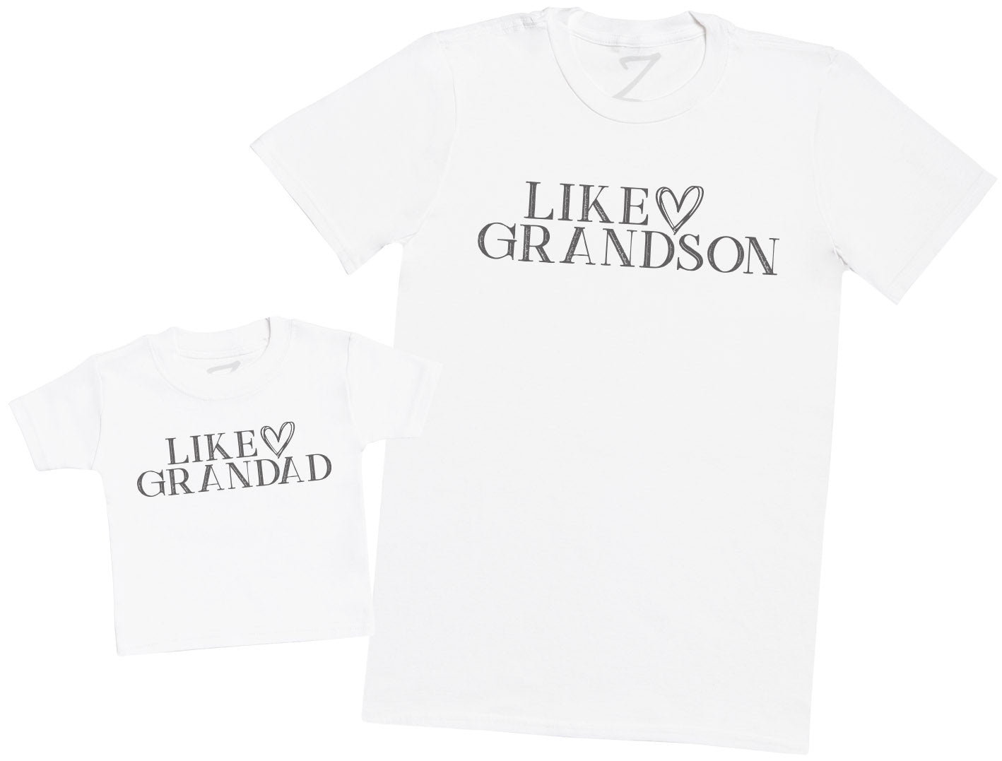 Like Grandad Like Grandson - Mens T-Shirt & Kids T-Shirt (4339488063537)