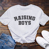 Raising Boys - Womens T-shirt - Mum T-Shirt