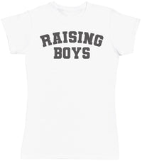 Raising Boys- Mums T-Shirt (4500701380657)