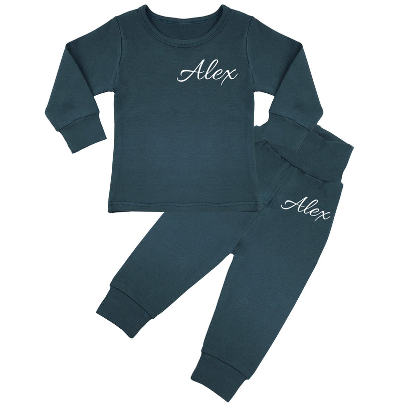 Washington Personalised Double Name Lounge Suit / Tracksuit - 6 Colours - 0M-7yrs