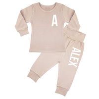 Ohio Personalised Initial & Name Lounge Suit / Tracksuit - 6 Colours - 0M-7yrs