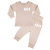 California Personalised Initials Lounge Suit / Tracksuit - 6 Colours - 0M-7yrs