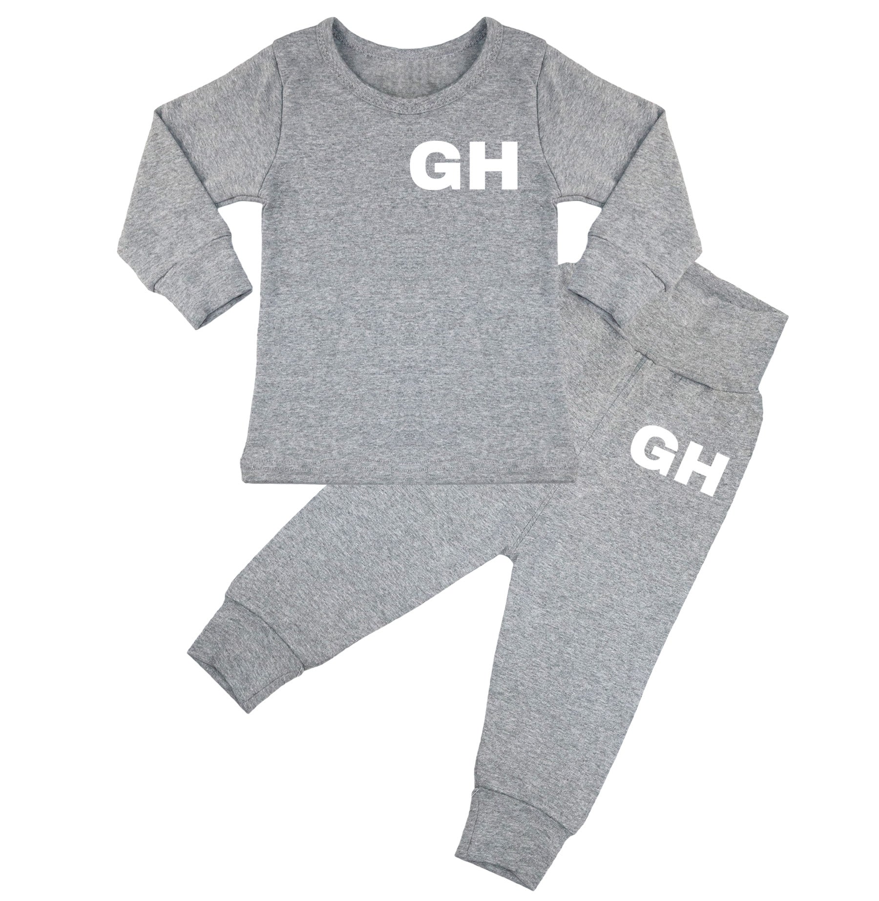 California Personalised Initials Lounge Suit / Tracksuit - 6 Colours - 0M-7yrs