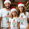 Daddy, Mummy & Mini Elf - Family Matching Christmas Tops - Adult, Kids & Baby - (Sold Separately)