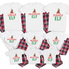 Full Family Elf Family Hat - Family Matching Christmas Pyjamas - Top & Tartan PJ Bottoms - (Sold Separately)