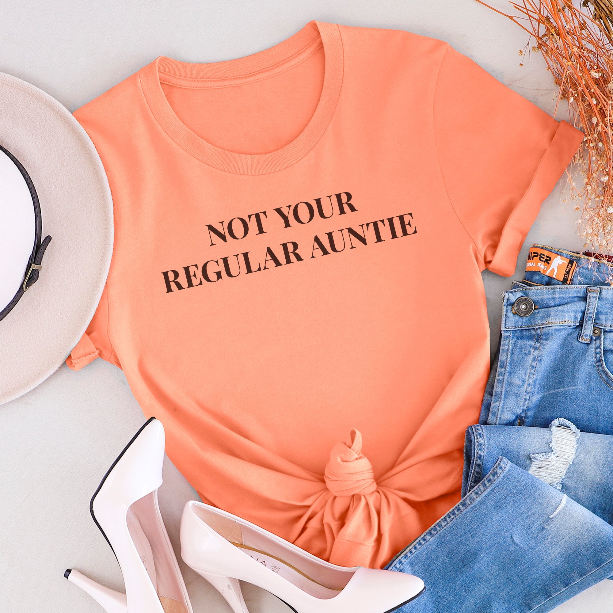 Not Your Regular Auntie - Womens T-Shirt - Auntie T-Shirt