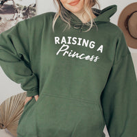 Raising A Princess - Womens Hoodie - Mum Hoodie