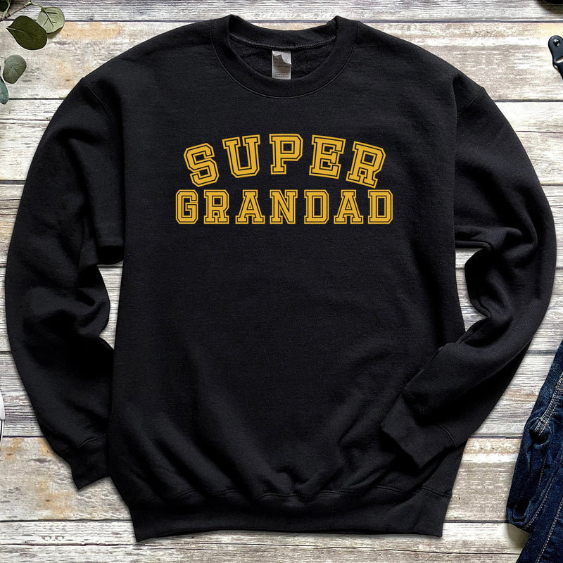 Super Grandad - Mens Sweater - Grandad Sweater