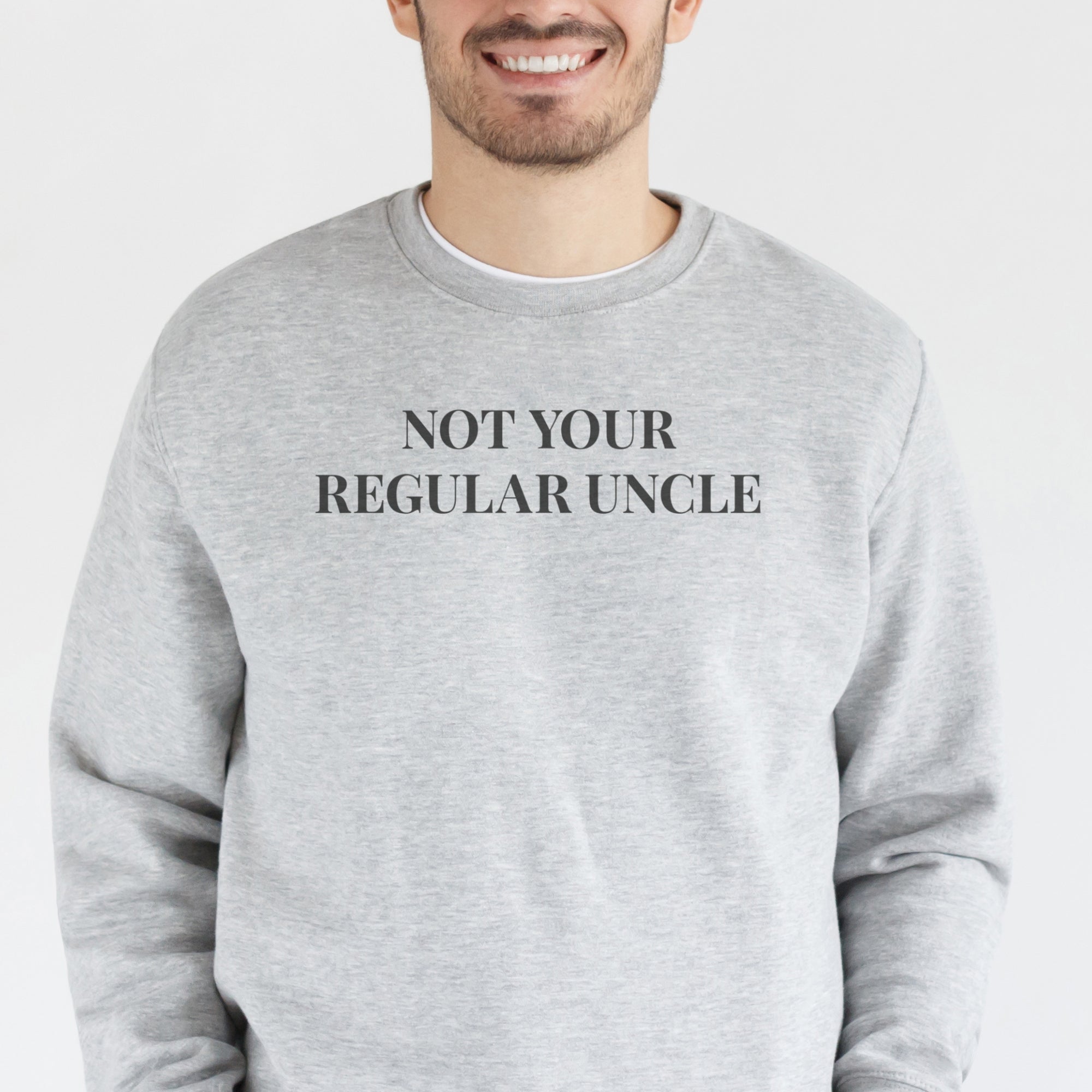 Not Your Regular Uncle - Mens Sweater - Uncle Sweater