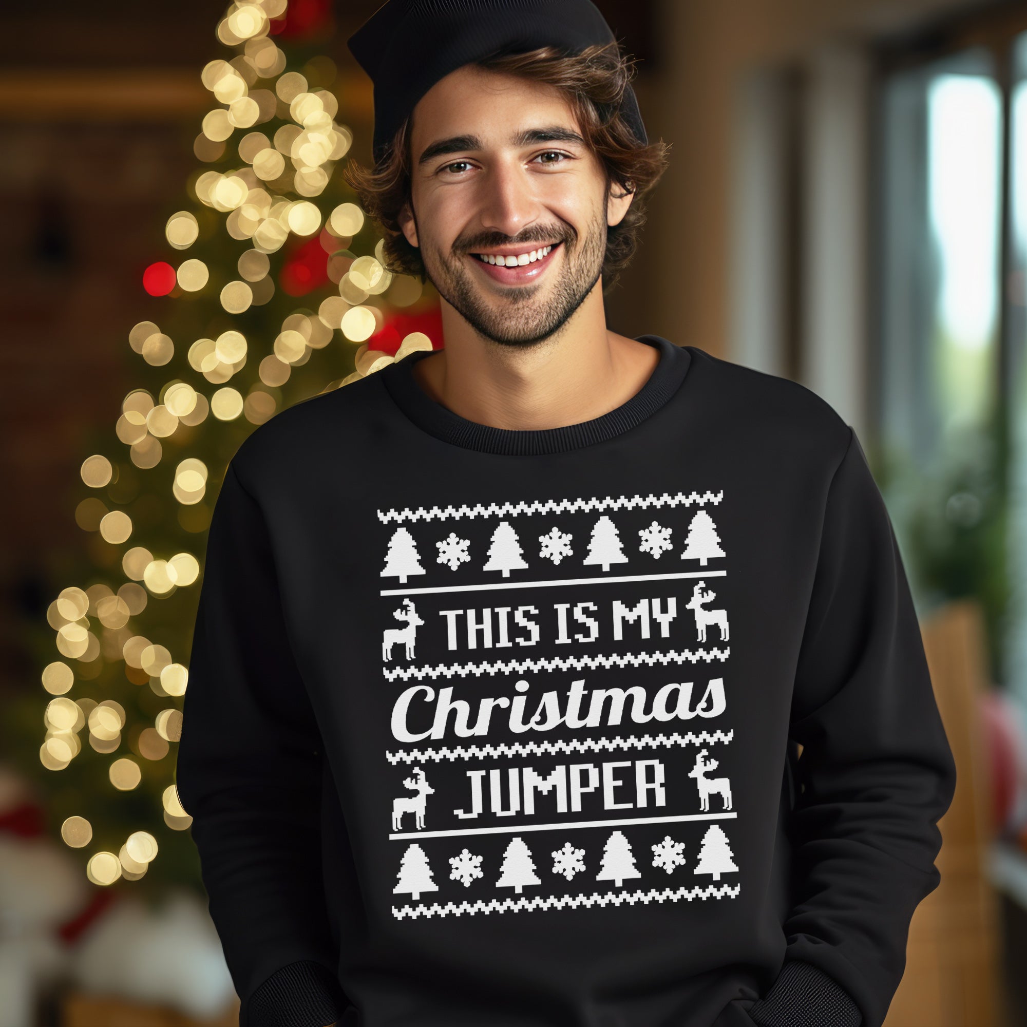 This Is My Christmas Jumper - Christmas Jumper Sweatshirt - All Sizes