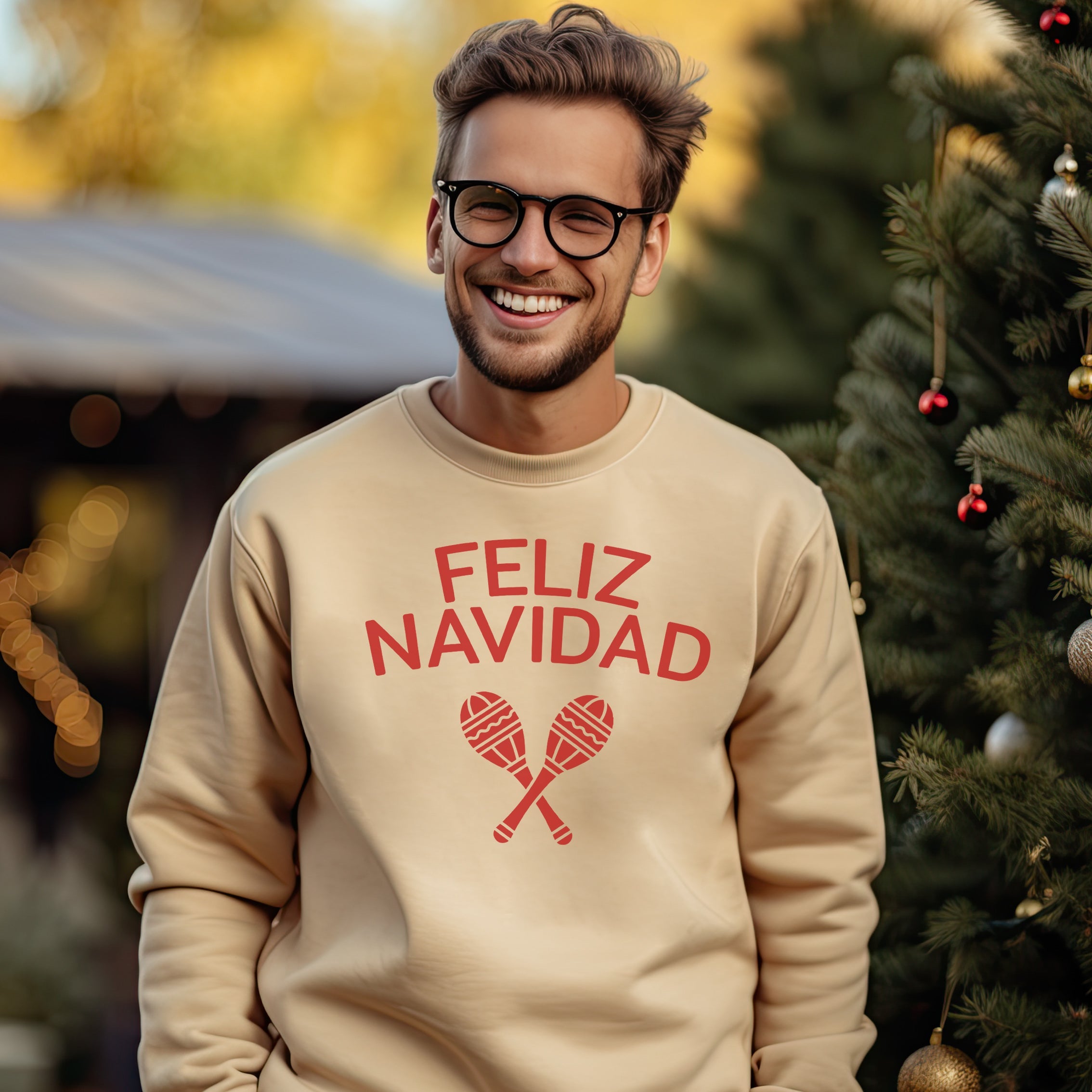 Feliz sale navidad sweatshirt