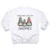 Chilling with My Gnomies Christmas Sweater - Christmas Jumper Sweatshirt - All Sizes