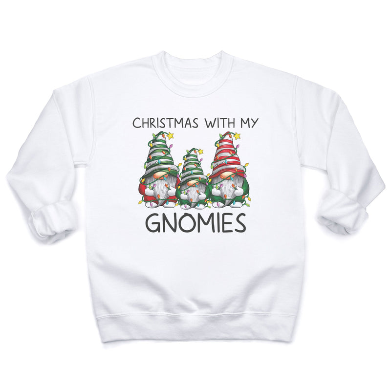 Chilling with My Gnomies Christmas Sweater - Christmas Jumper Sweatshirt - All Sizes