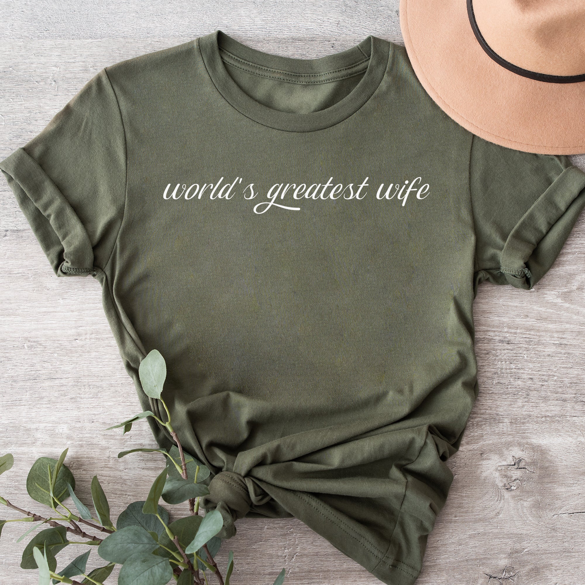 World's Greatest Wife - Womens T-shirt - Wife T-Shirt