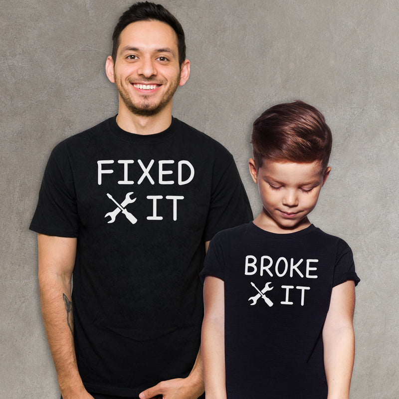 Fixed It & Broke It - T-Shirt & Bodysuit / T-Shirt - (Sold Separately)