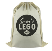 PERSONALISED Name Lego - Carry Sack