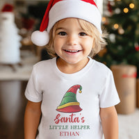 PERSONALISED Santa's Little Helper - Baby & Kids - All Styles & Sizes