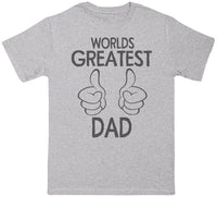 World's Greatest Dad Thumbs Up - Dads T-Shirt (255853199390)