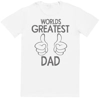 World's Greatest Dad Thumbs Up - Dads T-Shirt (255853199390)