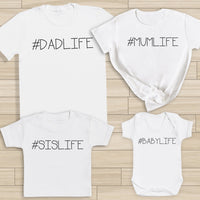 #Family Life - Whole Family Matching - Family Matching Tops - (Sold Separately)