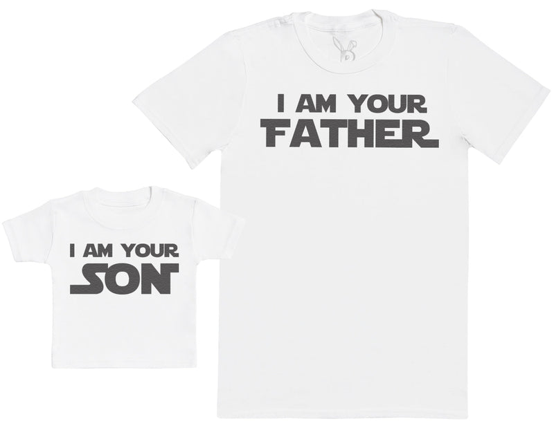 I Am Your Son I Am Your Father - Matching Set - Baby / Kids T-Shirt & Dad T-Shirt (4188388851761)