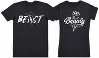 Beauty & Beast - Couple T-Shirt Gift Set - The Gift Project