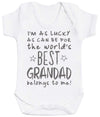 I'm As Lucky As Can Be Best Grandad belongs to me! Baby Bodysuit - The Gift Project