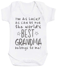 I'm As Lucky As Can Be Best Grandma belongs to me! Baby Bodysuit - The Gift Project