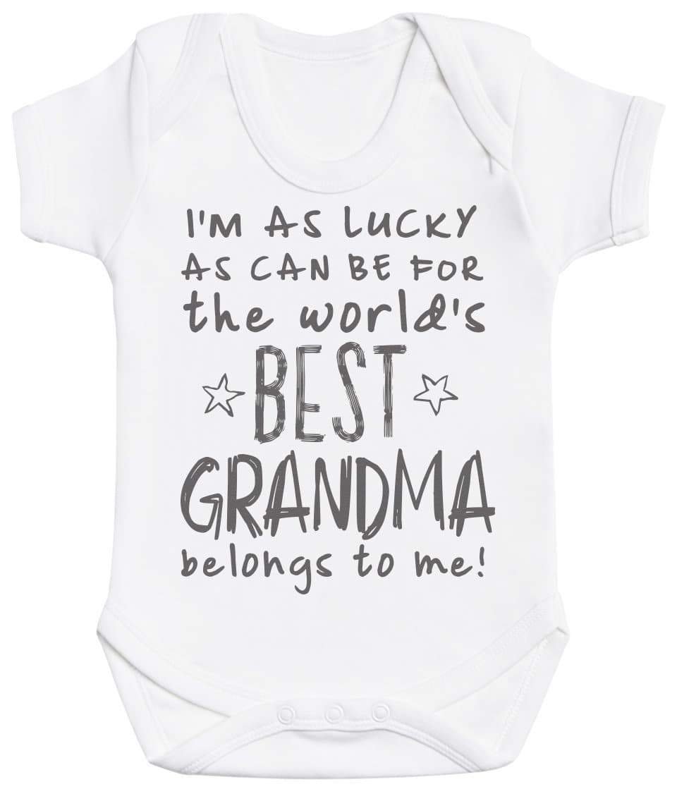 I'm As Lucky As Can Be Best Grandma belongs to me! Baby Bodysuit - The Gift Project