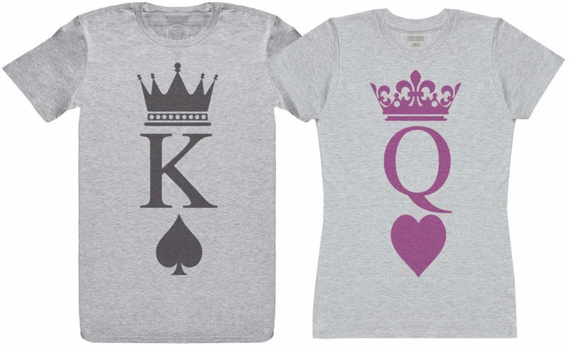 King & Queen Decks - Couple T-Shirt Gift Set - The Gift Project