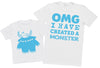 OMG I've Created A Blue Monster! - Mens T-Shirt & Kids T-Shirt (255845597214)